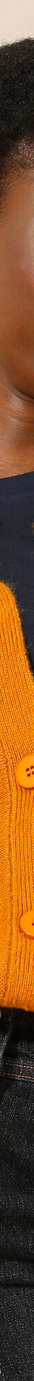 Gilet maille effet rayures (safran) Gilet maille effet rayures (safran)